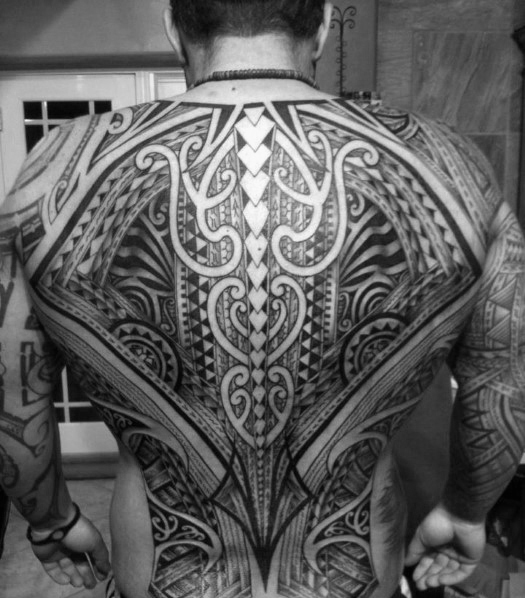 Full Body Maori Tattoo Design For Guys Inkism